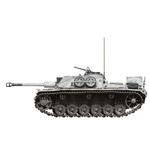Miniart 1/72 Scale German Sturmgesch?tz III Ausf. G, Manufactured In February 1943 with Winter Tracks, Plastic Model Kit, Model MA72103