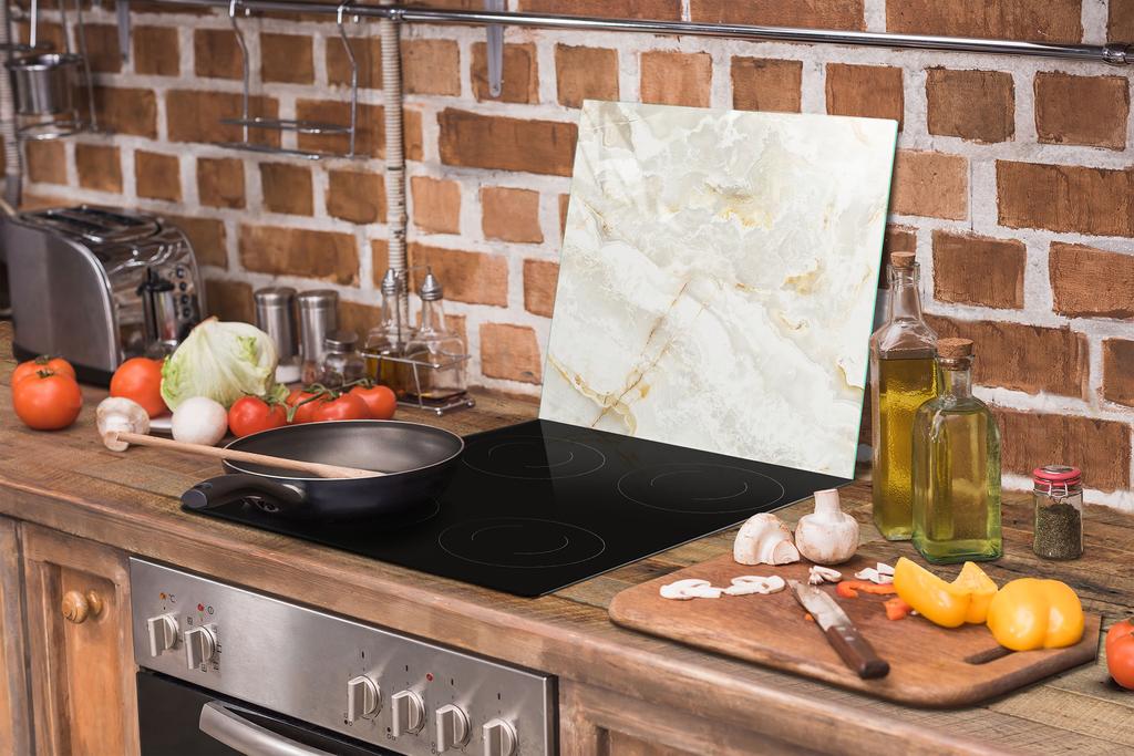 Glass stove top protector 50x52 Marble
