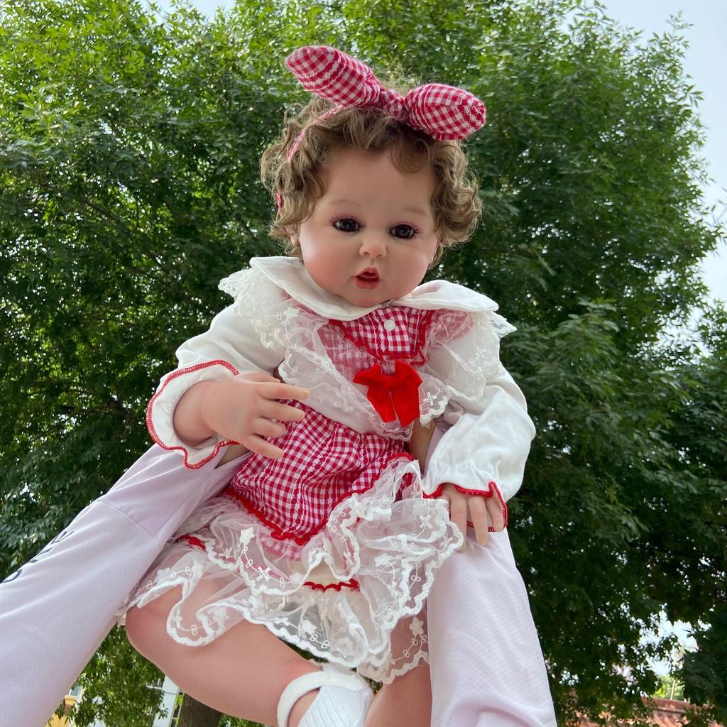 KEIUMI 60 см кровеносные сосуды краска кожа мягкая силиконовая кукла реборн настоящая сенсорная ткань тело Bebe кукла игрушечные лошадки для девочки подарок на день рождения