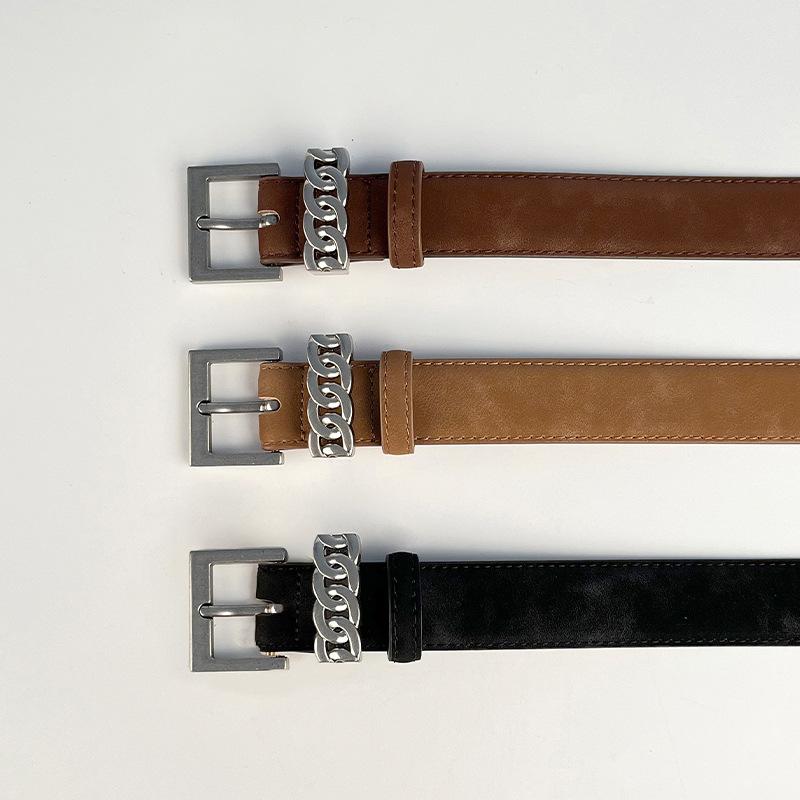 Бархатный матовый кожаный женский ремень из коровьей кожи для женщин, женский ремень с повседневными брюками, джинсами, женским ремнем