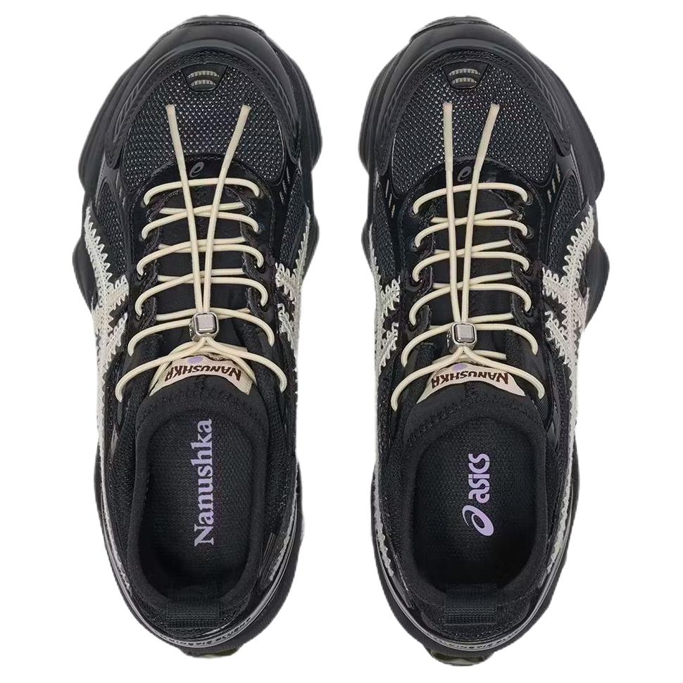 Asics Gel-Kinetic Fluent Удобные Прочные Износостойкие Ботинки для Хайкинга Средней Высоты Унисекс Черный 1203A737-002(НАНУШКА)