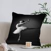 Black and White Ballet Girl Ballerina Cushion Cover Inches Farmhouse Decor Home Throw Pillow Covers for Couch Decorations
