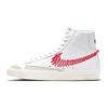 Blazer Mid 77 GS Double Zig Zag-Stitched Swoosh Kids Sneakers White Sail Summit-White DJ2008-161