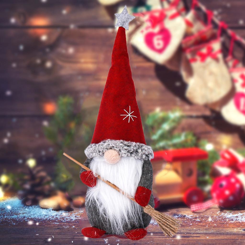 Рождественский гном безликий гном кукла кулон украшение для дома украшение