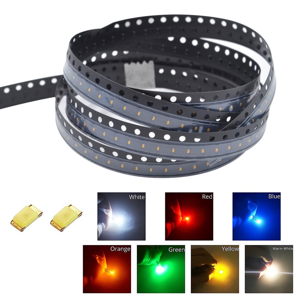 200 шт SMD SMT 5730 0,5 Вт 6000-6500 К 3,0-3,2 В ультра яркий теплый белый красный синий DIY светодиодные излучающие диоды чип свет поверхностный монтаж