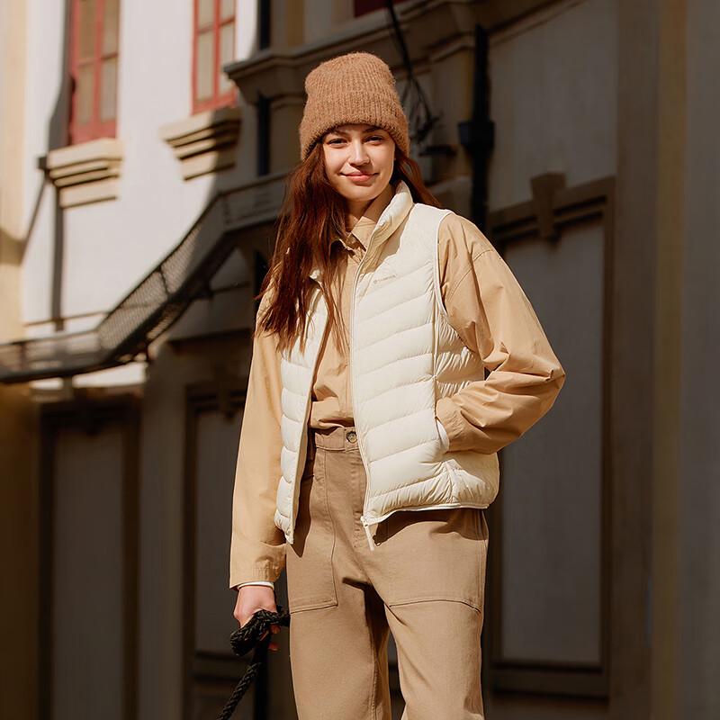 Tanboer Women's Lightweight Stand-Collar Down Vest TB5330102A