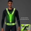 CLight Up Vest High Visibility Running Gear USB Rechargeable 3 Light Modes For Outdoor Night Running Walking