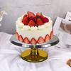 12Inch Cake Stand Turntable Baking Tools 360° Rotating Aluminum Alloy Tray Birthday Cake Baking Decoration Kitchen Accessories