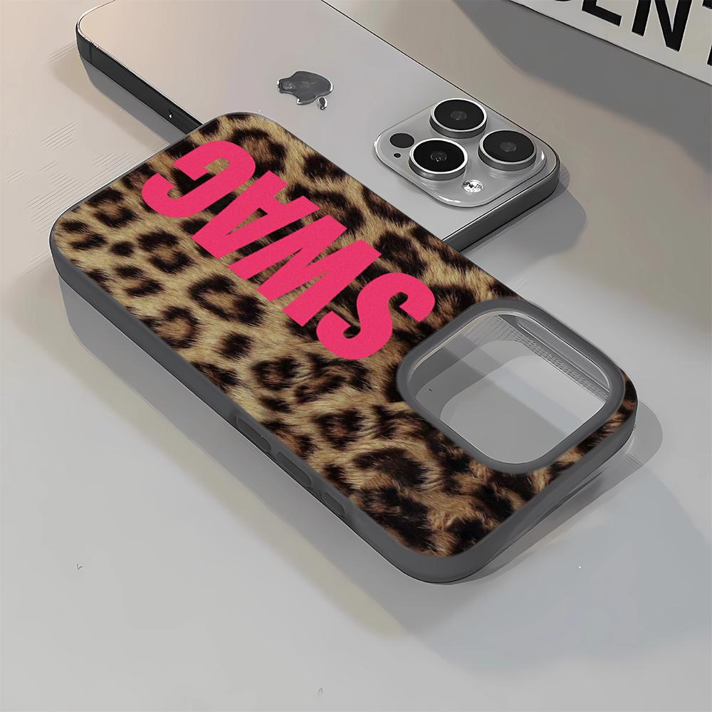 SWAG Добавьте чехол для телефона с леопардовым принтом для IPhone 17 Чехол IPhone 16 Pro Max 11 15 14 12 17 Pro Max 7 8 Plus Air Силиконовый Мягкий Чехол