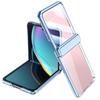 Прозрачный гальванический складной зеркальный пленочный чехол для Motorola Razr 40 Ultra, чехол «все включено», защитный противоударный жесткий чехол
