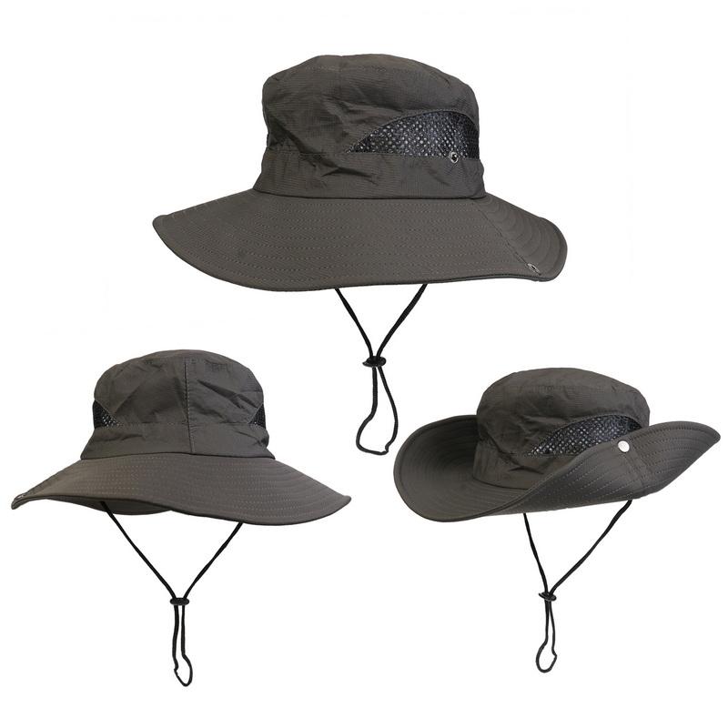 Шляпы от солнца для мужчин, складная шляпа-ведро с широкими полями, защита от ультрафиолета для женщин, сафари, велоспорт, рыбалка, пляжный отдых, пеший туризм, скалолазание на открытом воздухе