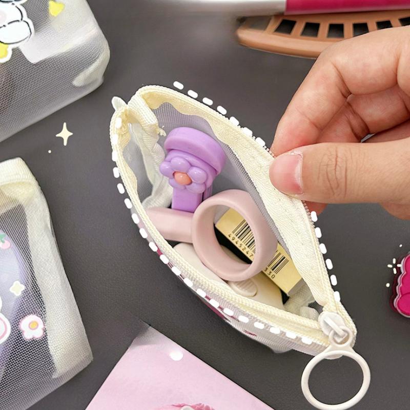 Новый милый кошелек для детей с героями мультфильмов, кавайный мини-мешочек для монет, портативная сумка для помады, органайзер для наушников, кабеля для даты, подарок для детей