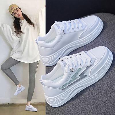 Мода rasteiras femininas Осень 2024 Новые женские маленькие белые туфли Кроссовки на платформе Вулканизированная обувь Повседневные кроссовки женские балетки
