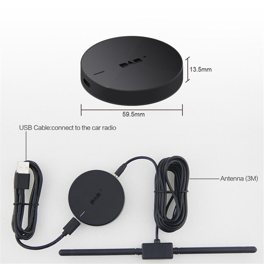 Автомобильный цифровой радиоприемник Type-C S DAB/DAB+ для навигации Android MP5