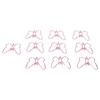 100 Pcs Shaped Paper Clips  Butterflies Shape Metal Cute Style Light Portable Office Clips for D
