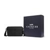 Coach Jack 22 Классическая сумка через плечо с принтом Monogram из искусственной кожи Маленькие мужские сумки Черный CDZ95-SVYZK