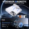 Чехол для iPhone 15, совместимый с MagSafe, подставка, чехол для телефона из ТПУ + акрила