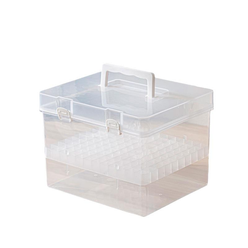 Портативный контейнер для хранения маркеров на 80 цветов с прозрачным основанием