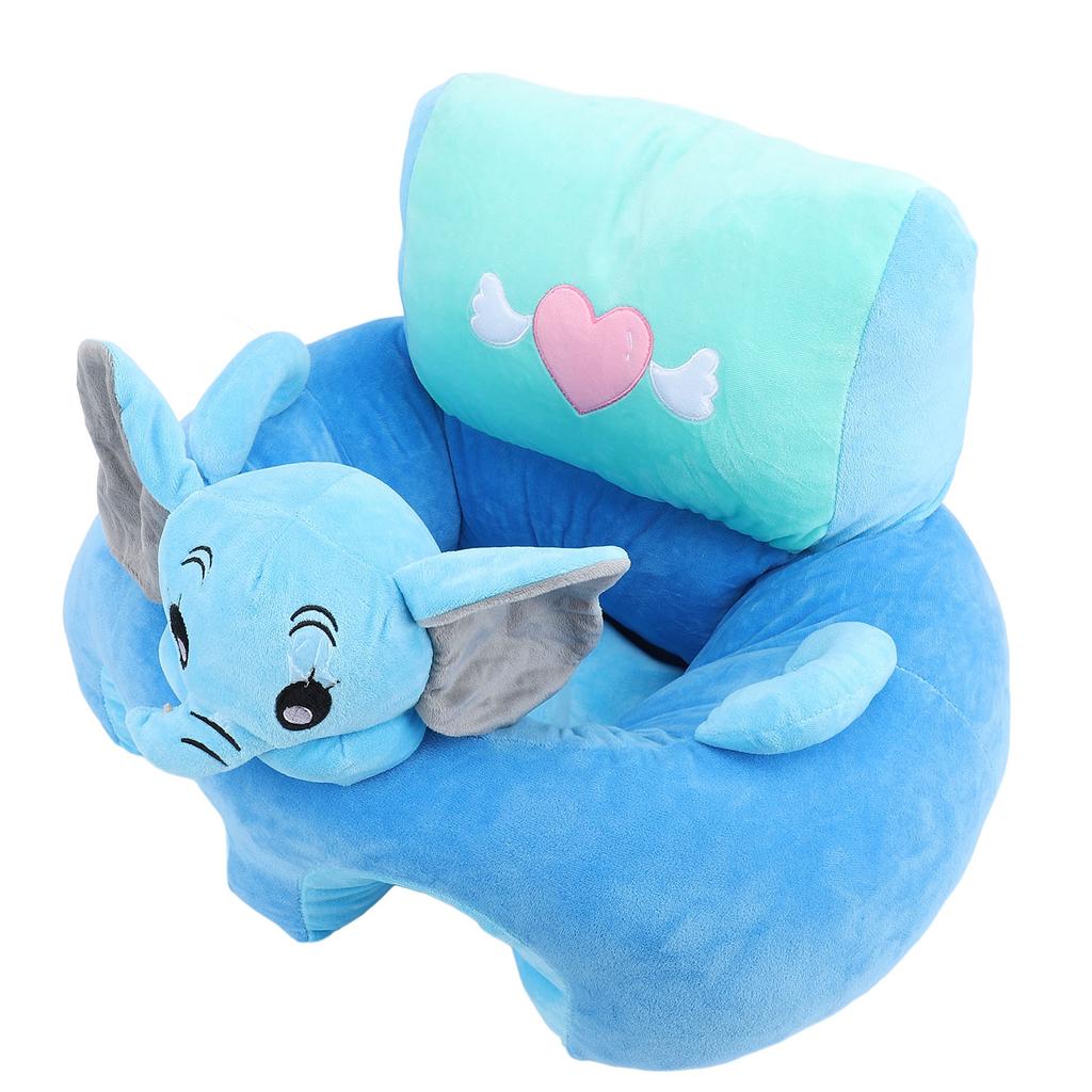 Infant Support Seat Sofa Soft Animal Shaped Cute Learning Sitting Chair Infant Sit Up Chair Toddler Floor Seat