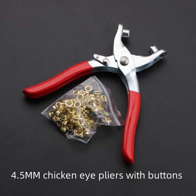 6-дюймовые хромированные плоскогубцы для обувных люверсов и пряжек ремней