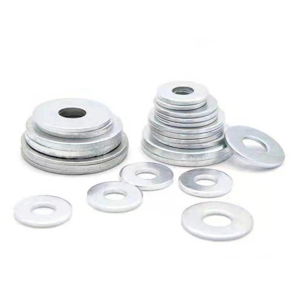 GB96 Zinc-Plated Iron Flat Washer 4.8 Grade, Oversized and Thickened with Hole