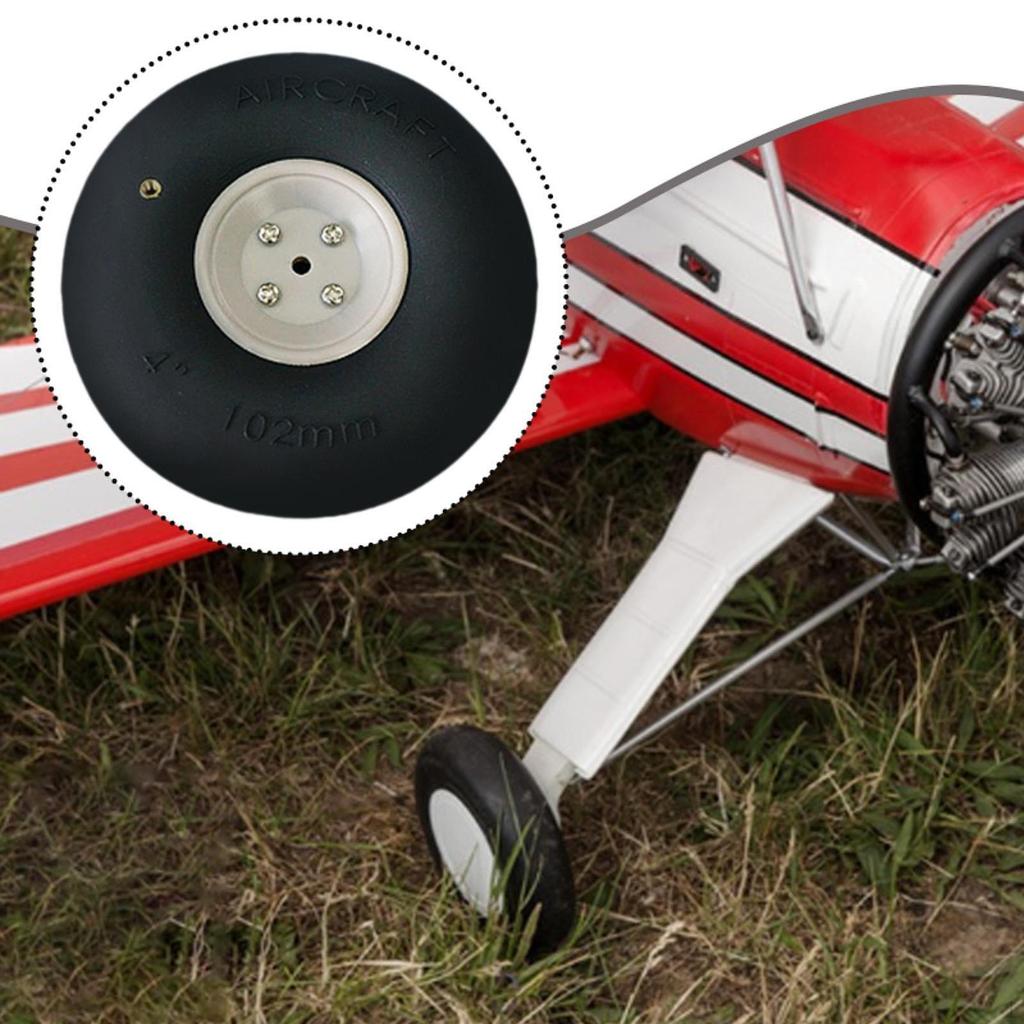 RC Airplane Wheel Parts Supplies Professional Easy to Install Model Fixed Wing Wheels