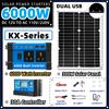 Solar System Kit Combination 6000W Inverter 30A Controller 300W Solar Panel 12V To 220V/110V Smart Charge & Discharge Camping