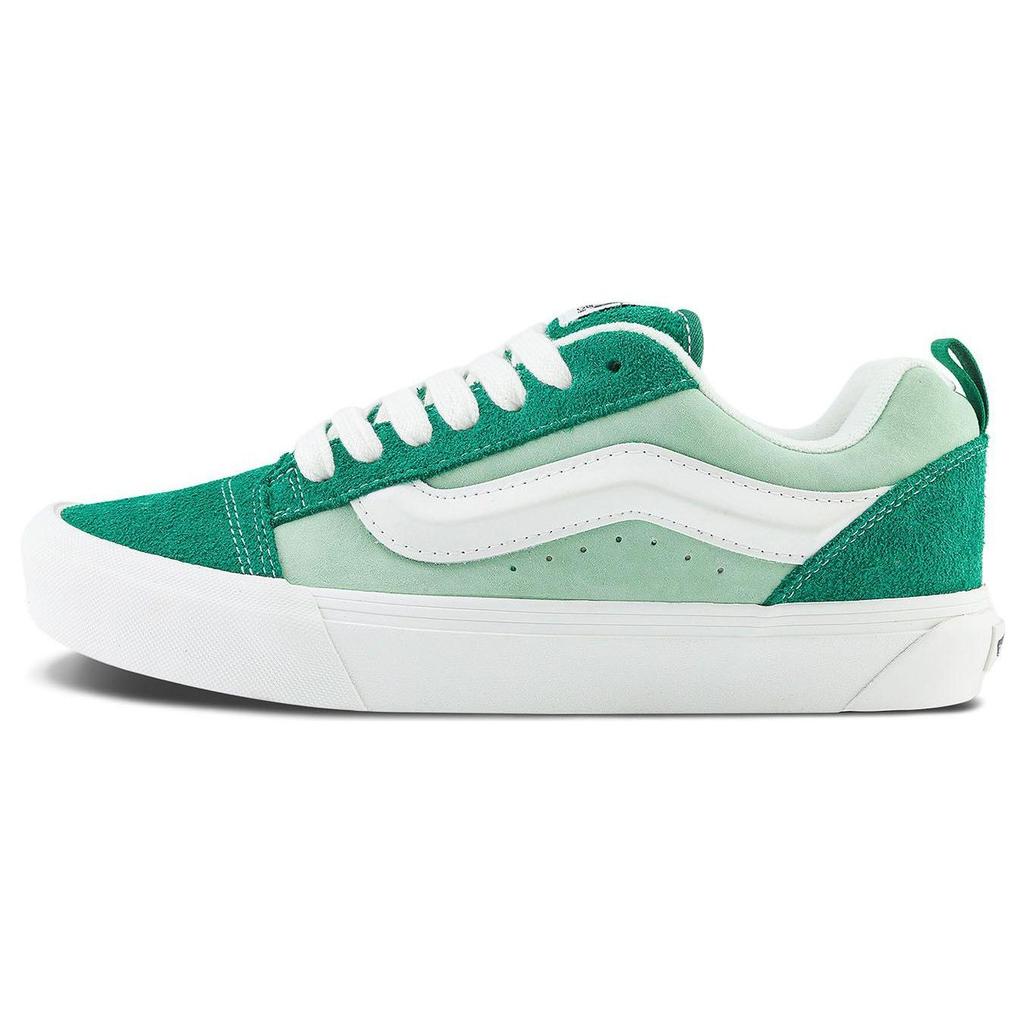 Vans Knu Skool Low Top Skate Shoes Unisex Sneakers Green White VN0009QCGRN