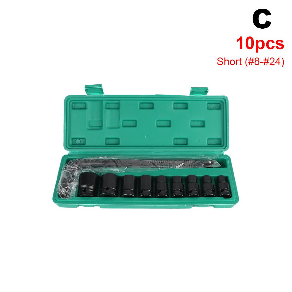 Набор шестигранных головок с приводом 1/2 дюйма 10/14/20 шт. Трещотка, динамометрическая головка, длина 38 мм/78 мм, удлинитель, инструменты для снятия, инструменты для ремонта автомобилей