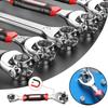 52 In 1 Torque Wrench Universal Ratchet Spline Multifunctional Wrench 360 Degree Bolts Sleeve Hand Tool for Car Socket Wrench Set