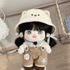 1 set Outfit Cotton Doll's Clothes Bear Hat Plush Doll Clothes  20cm Cotton Doll