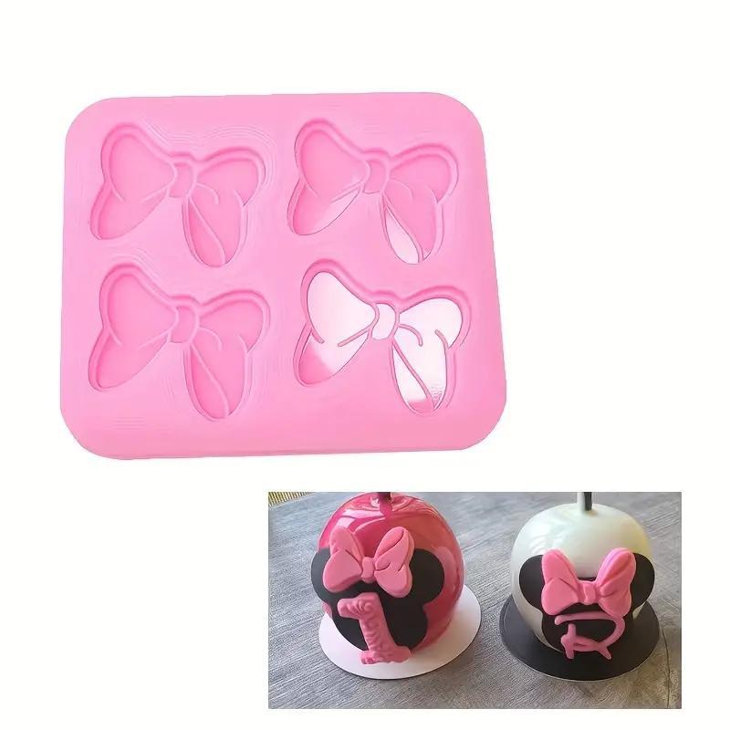 Bows Silicone Fondant Molds Mini Cartoon Butterfly for Cake Baking Cupcake Decoration Tool DIY Candy Chocolate Pudding Crafts