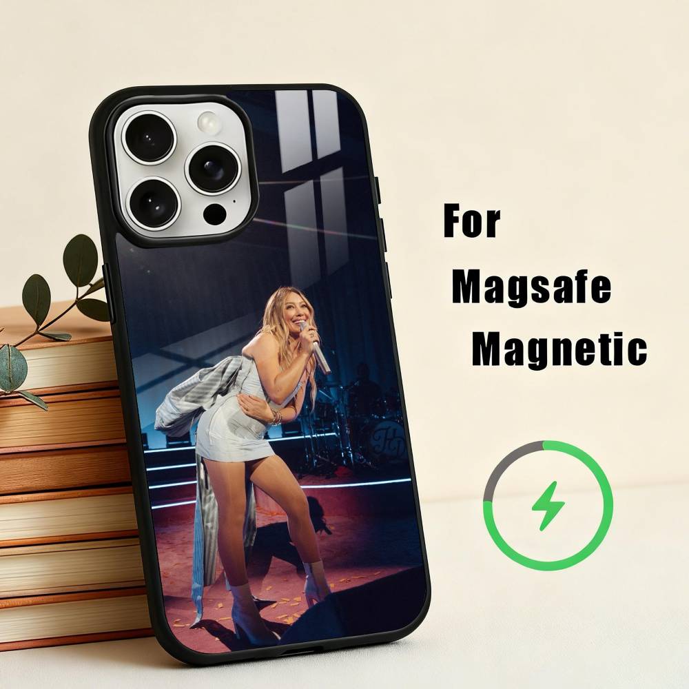 B-Breathe Out H-Hilary Ann D-Duff Phone Case For iPhone17,16,15,14,13,12,11 Plus,Pro Max Magnetic For Magsafe Wireless Charging