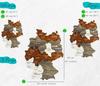 Декоративная 3D деревянная карта Германии, многослойный красочный декор для стен, домашний офис, гостиная, украшение и искусство