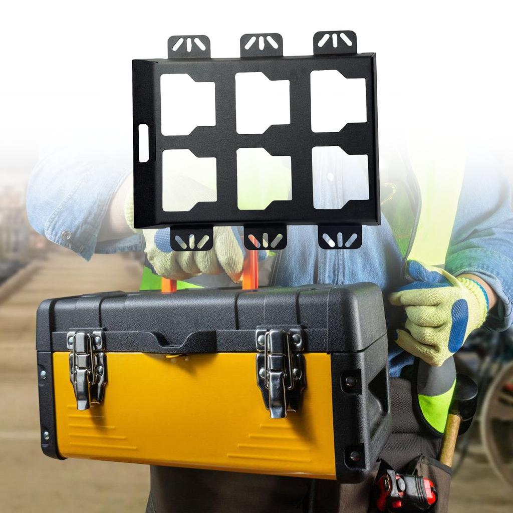 Улучшенная цельная монтажная пластина для Packouts Высокопрочная пластина половинной ширины Хранение электроинструментов Монтажная пластина