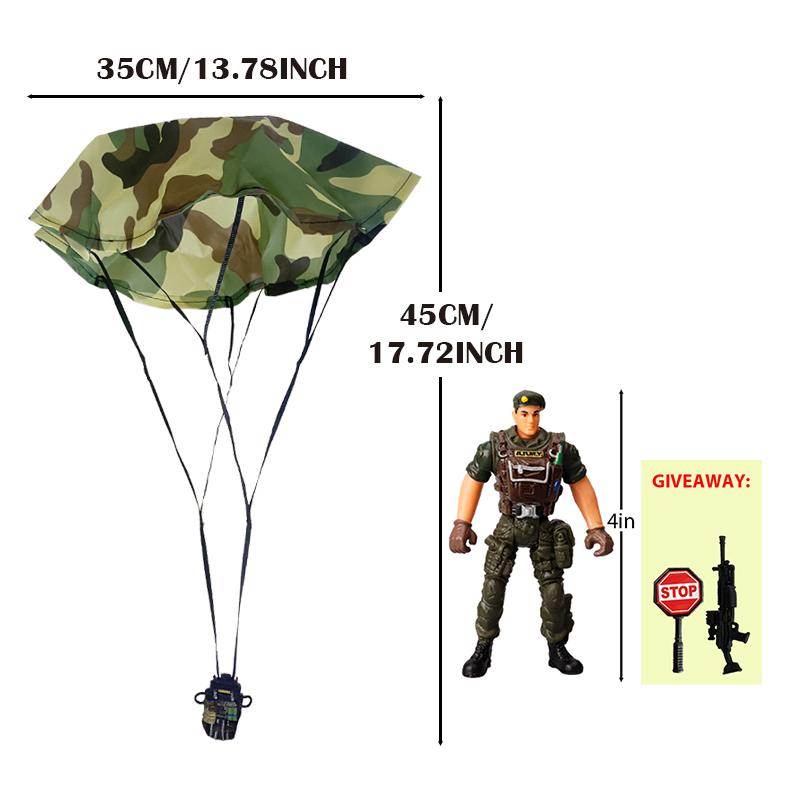 Игрушка Парашют Армия Полиция Военный Снег Флот Солдат Фигурка Игрушка Ручной Запуск Детская Игра для Мальчика Детей Рождественский Подарок