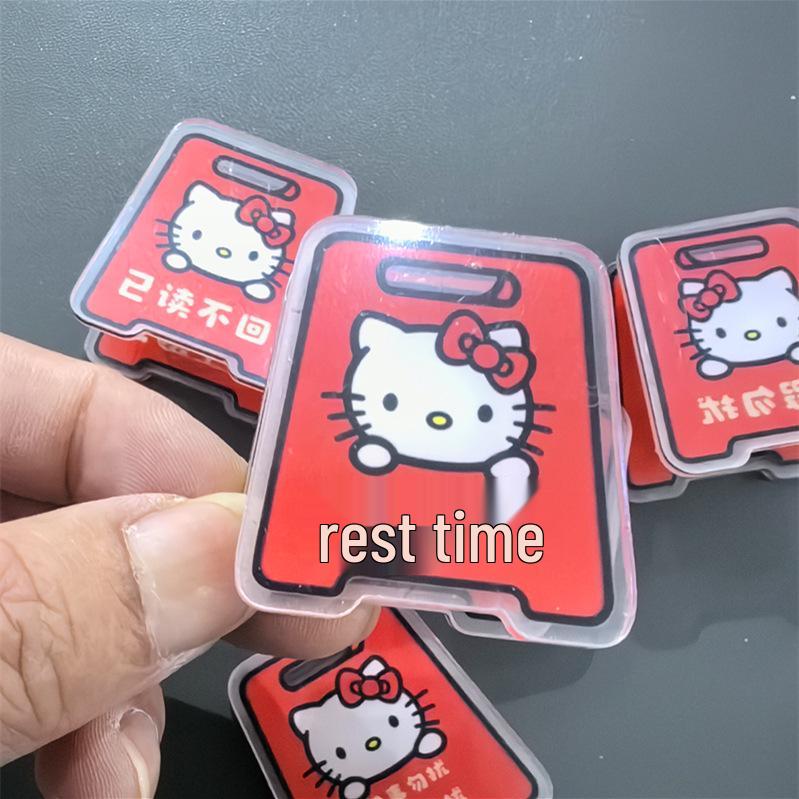 Двусторонние акриловые мультяшные зажимы для папок KT Cat