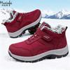 Модная хлопковая обувь женская новая зимняя уличная для походов утолщенные хлопковые зимние ботинки защита голеностопа здоровые прогулки хлопковые ботинки повседневные