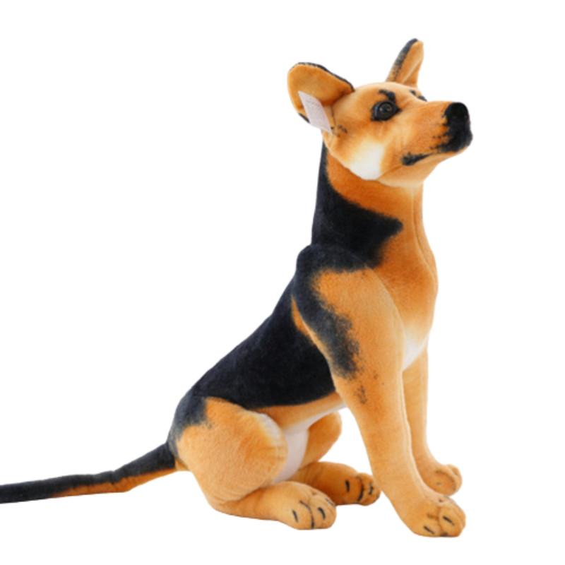 Реалистичная 15,8-дюймовая плюшевая собака-далматин, реалистичная мягкая игрушка для детей