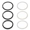 6lots Good Quality Aluminum Bottom Bracket Spacers Bicycles Crank Washers for Enhancing Cycling Performances