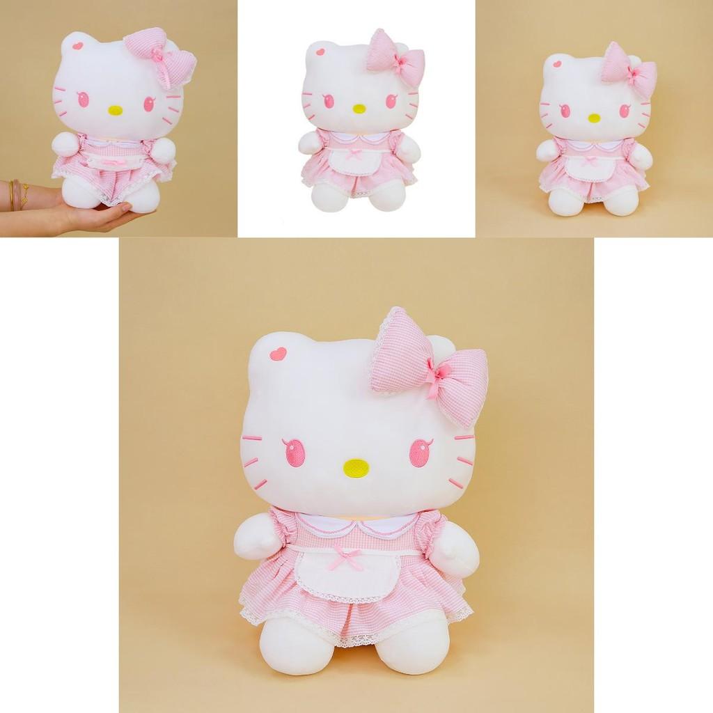 Hello Kitty Plushie With Short Plush Fabric For Bedroom And Playroom