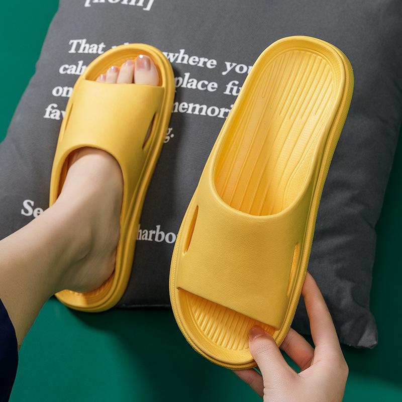 Летние модные женские домашние дышащие тапочки