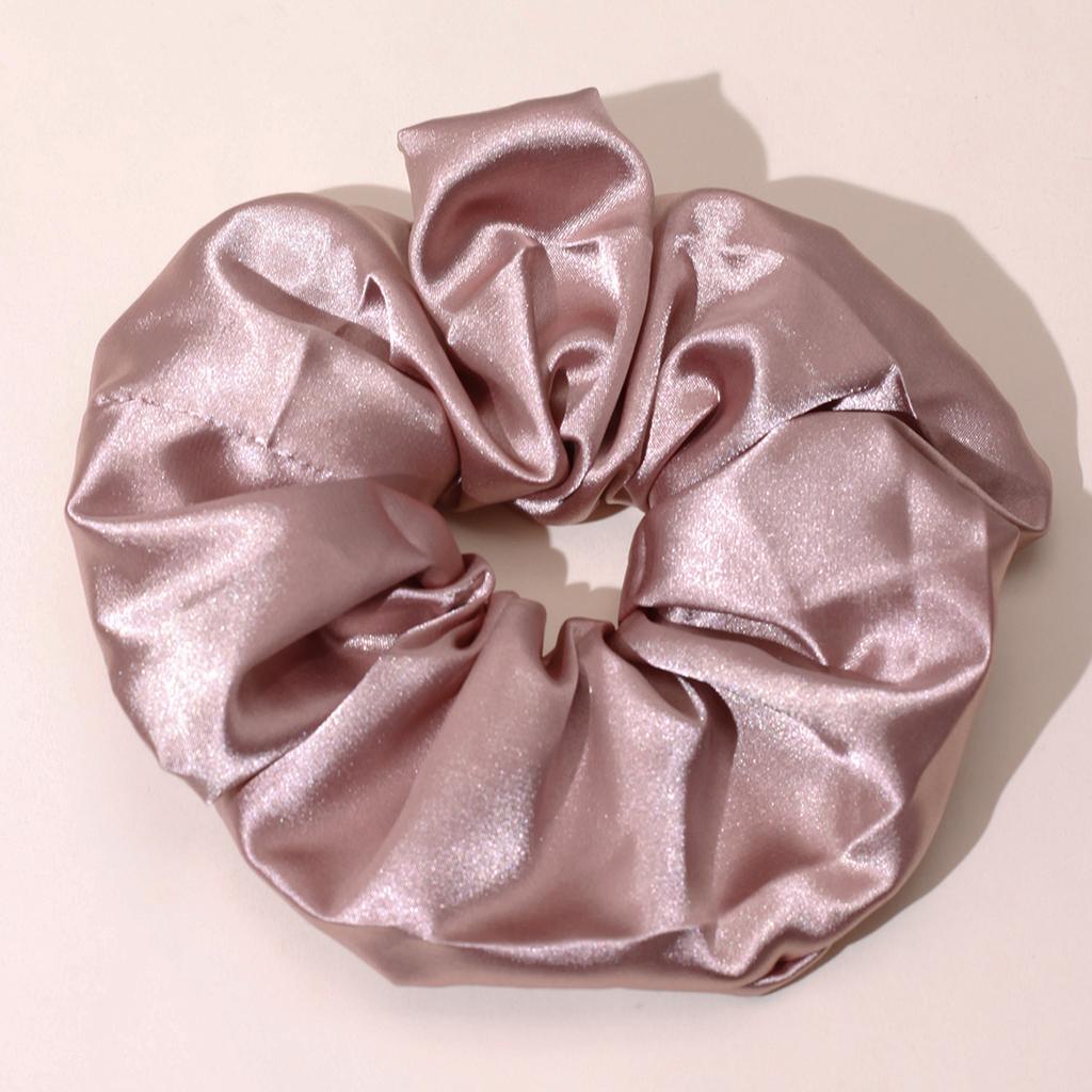 Lystrfac Stain Silk Oversize Scrunchies for Women Girls Solid Color Hair Rope Elastic Hair Band Hair Tie Hair Accessories
