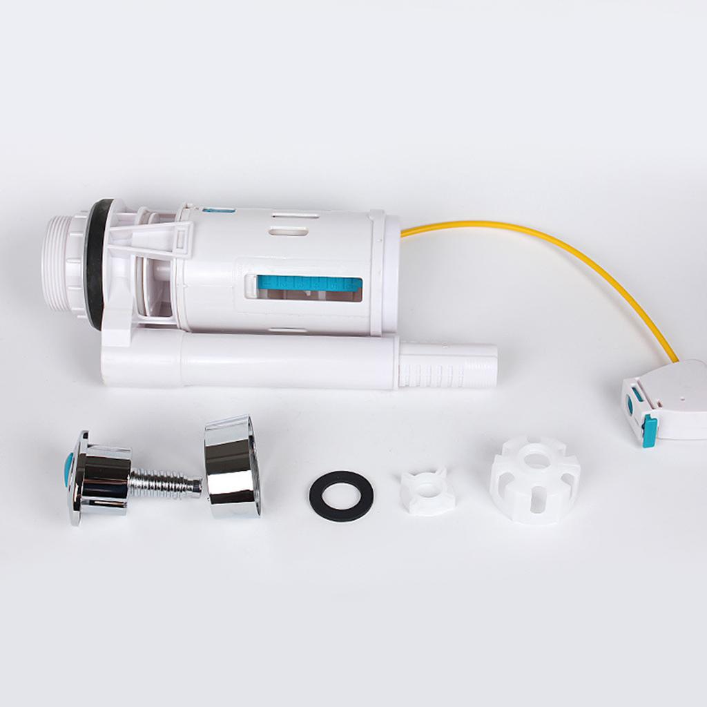 Универсальные сливные клапаны для замены, боковые, двухрежимные, сливные клапаны, компоненты для бачков унитаза для слива воды