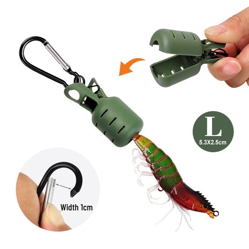 Деревянная коробка для приманок для креветок с защитой крючков и рукавами для игл кальмара, большой размер, 6 шт./коробка с застежками