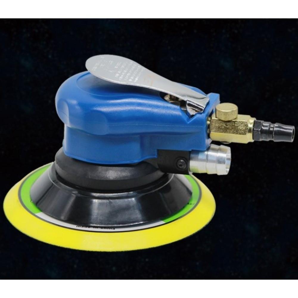 Metal Pneumatic Orbital Sander 5 Inch Air Polisher Durable Polishing Machine Auto Detailing
