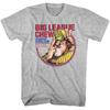 Big League Chew Круг Питчера Серый Хизер Бренды Футболка Унисекс