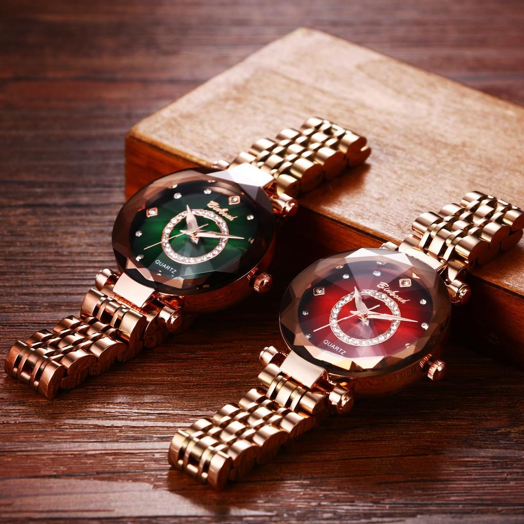 Cute and Popular Adjustable Stainless Steel Quartz Stylish Fashion Watch Perfect for or As a Gift for Her Women's Watch, Waterproof Length, Watch, -