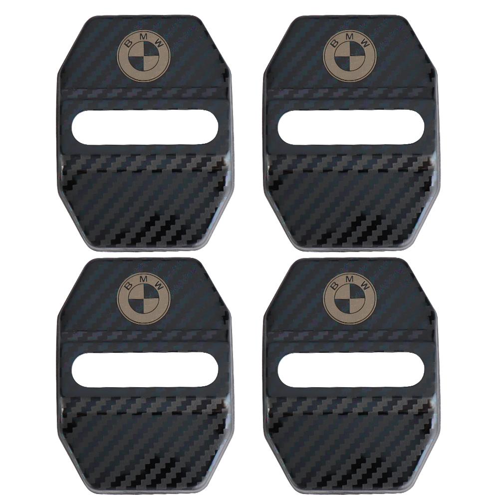 vbjly8 4PCS Car Door Lock Cover Sticker For BMW 1 3 5 7 Series M M3 M5 F20 E60 F30 F34 F32 F31 F48 E28 E30 E34 E36 E39 E46 Accessories CVA8