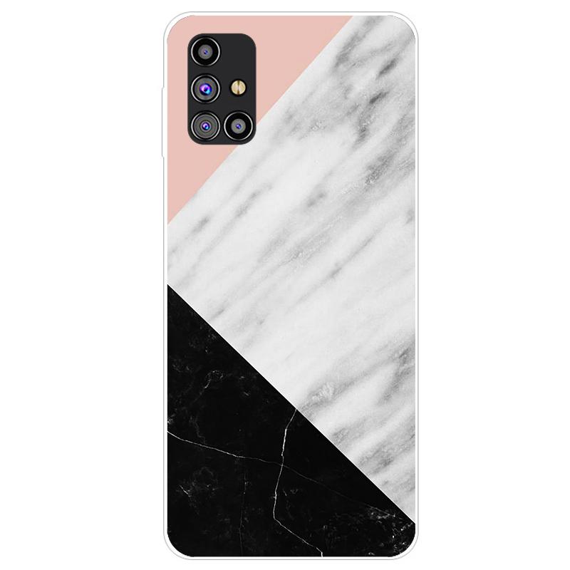 Чехол для телефона Samsung M31s Мягкий силиконовый чехол TPU для Samsung Galaxy M31s Чехол M31 SM 31S GalaxyM31 Бампер Coque